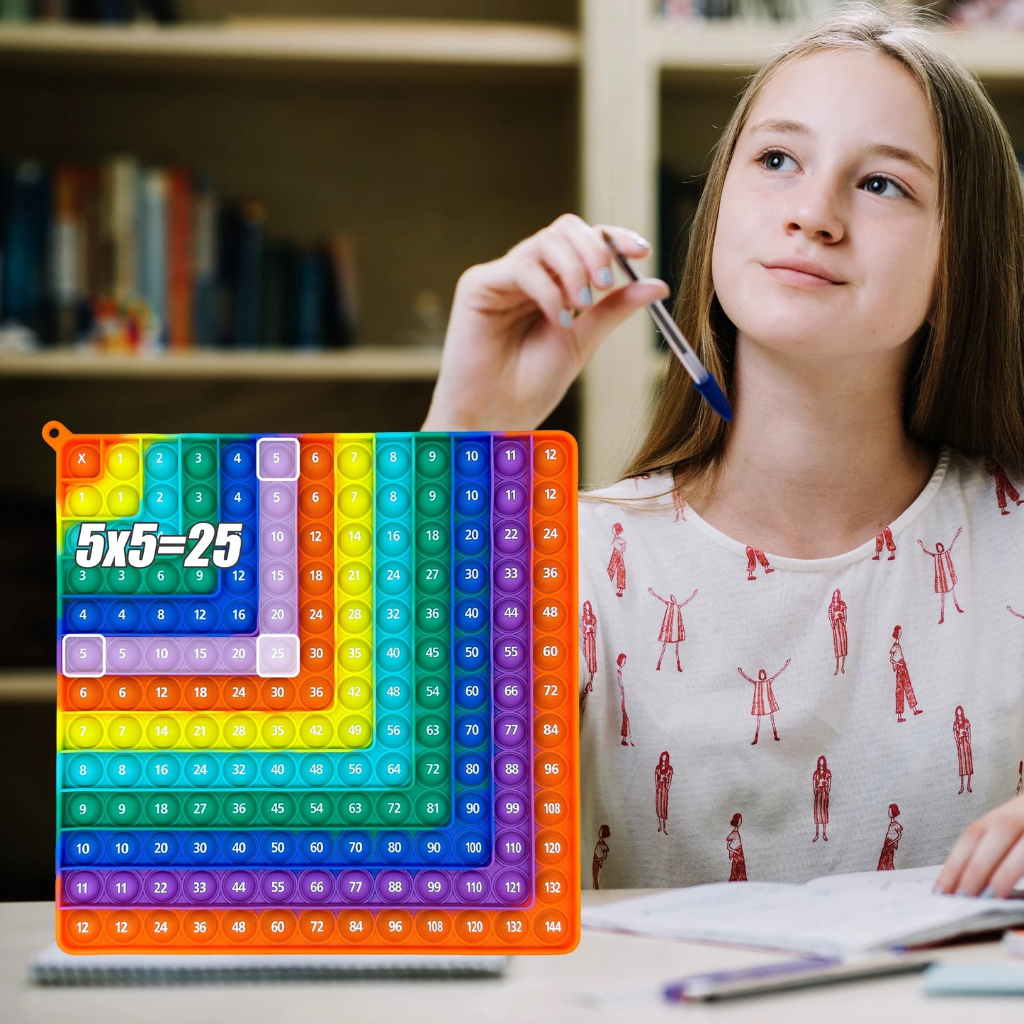 Multiplication Practice Math Game Board (12×12 Times Table)