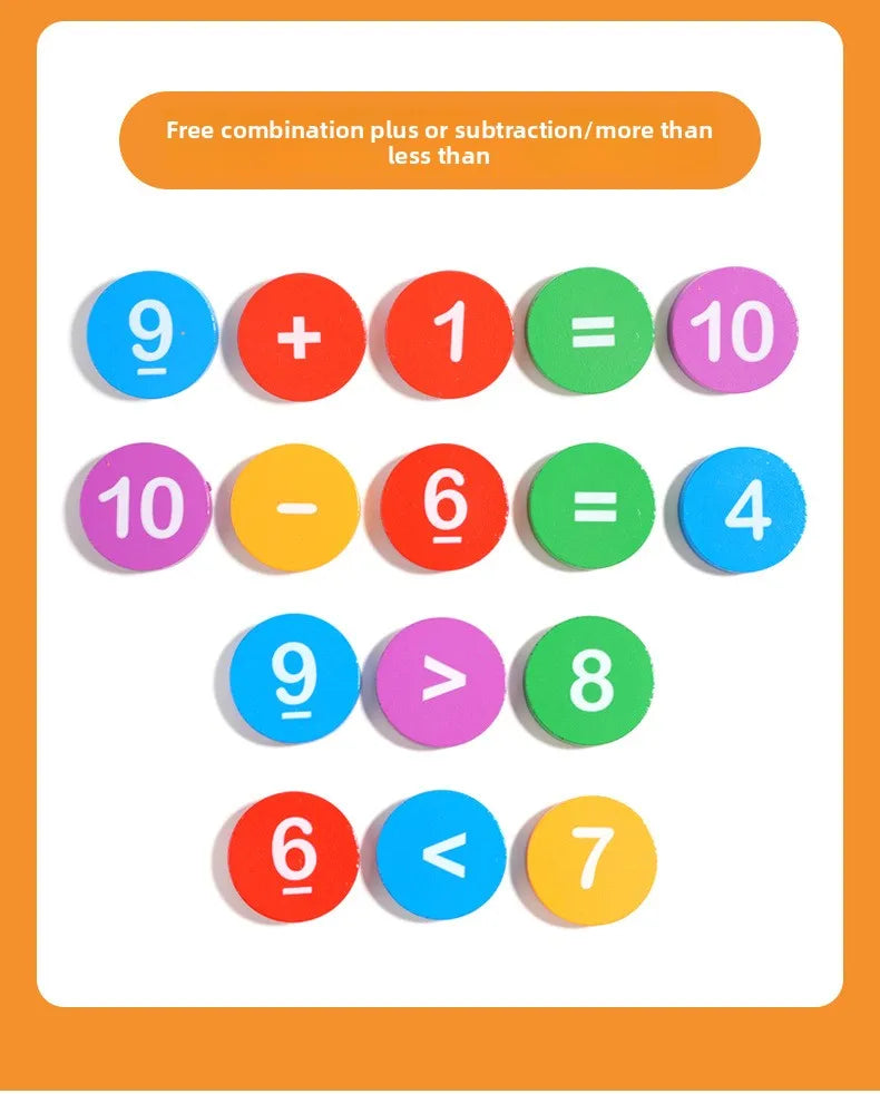 Children’s Wooden Number Decomposition & Operation Toy: