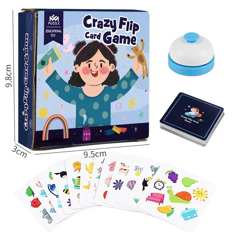 crazy flip card game
