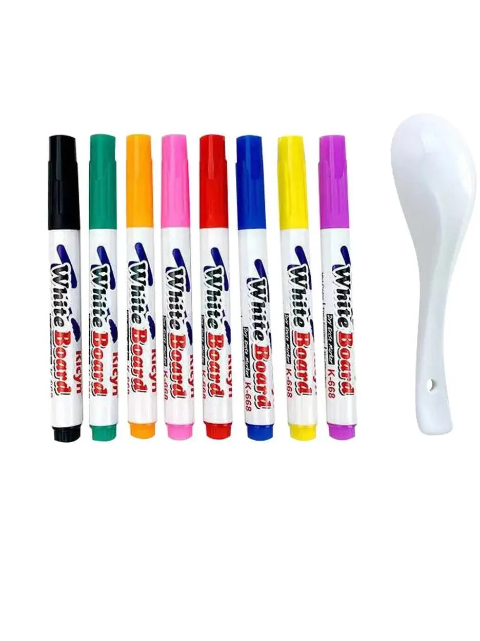 Magic Floating Ink Pen Art Set β Water Drawing Kit with Spoon