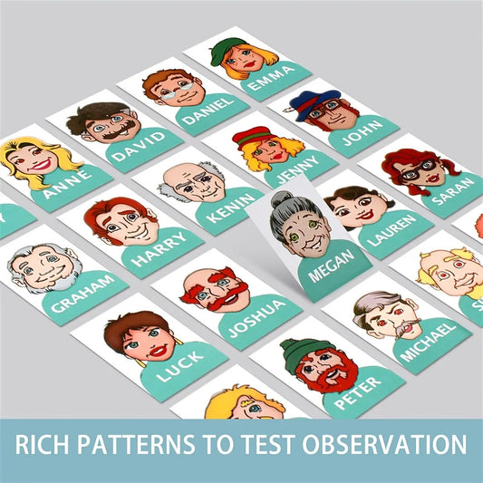 Guess Who I Am
Puzzle Game Two Person Interactive Portable Tray Puzzle Board Game Suitable for Children