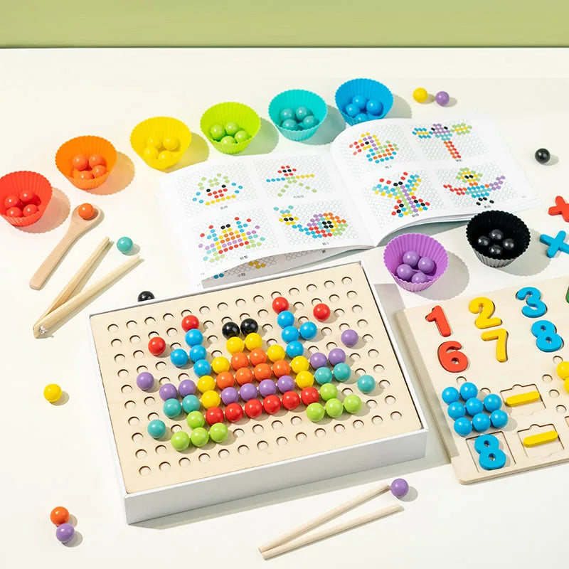 Happy Education ā Wooden Number Matching Game