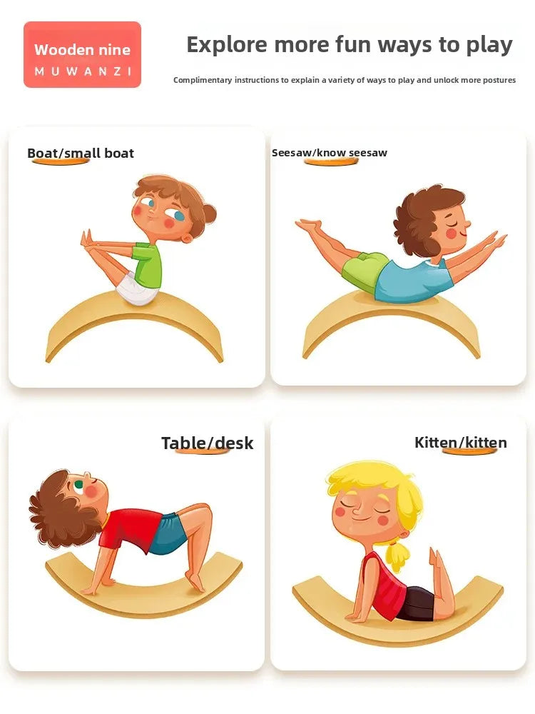 Wooden Balance Board Indoor
