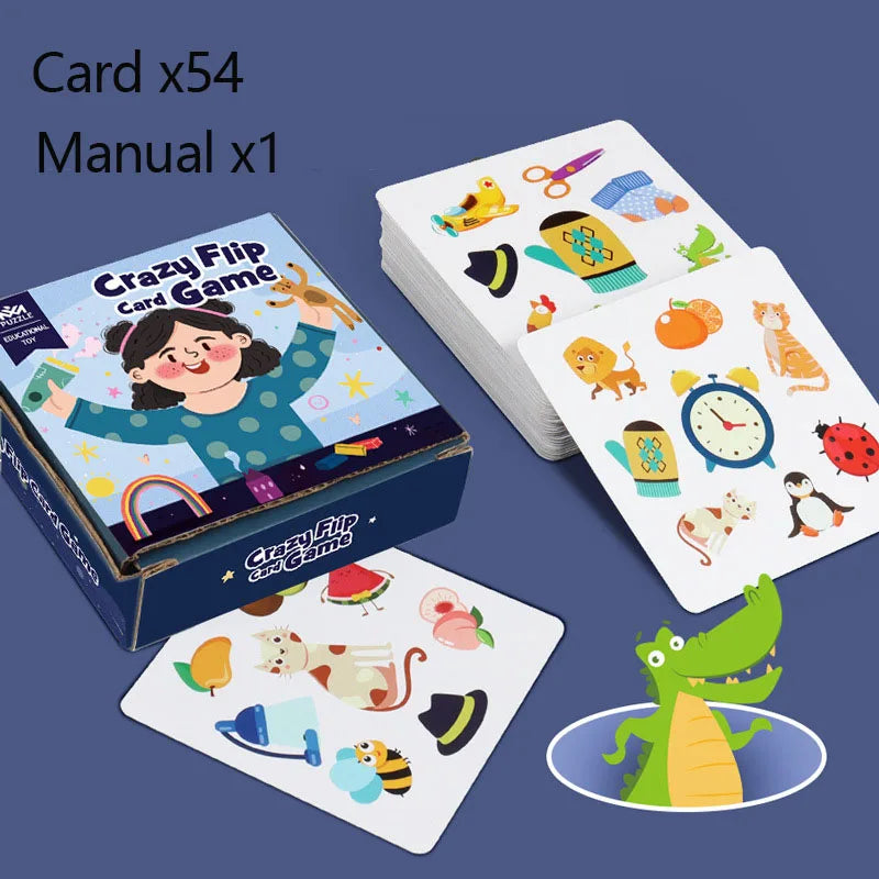 crazy flip card game