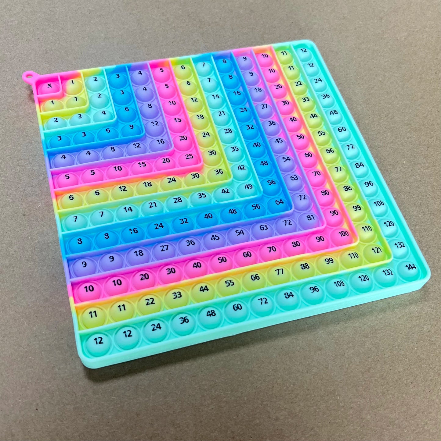 Multiplication Practice Math Game Board (12×12 Times Table)