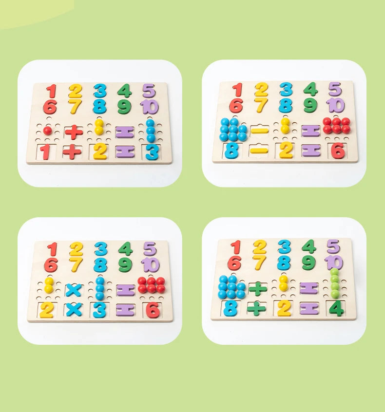 Happy Education ā Wooden Number Matching Game