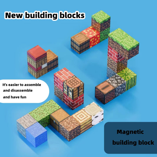 "Magnetic Building Blocks Toy Set – Full DIY Construction Kit with Table | Creative STEM Building Game for Kids"