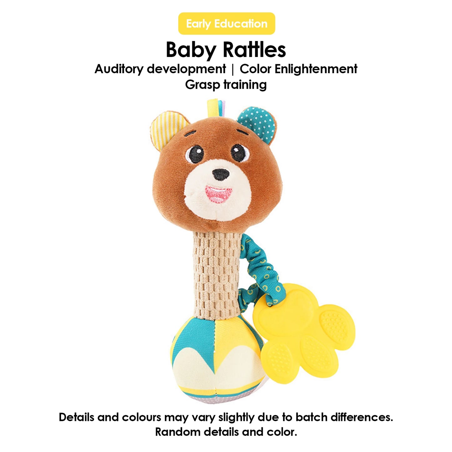 Baby Soothing Plush Rattle