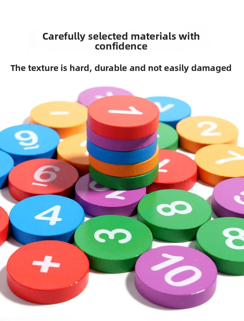 Children’s Wooden Number Decomposition & Operation Toy:
