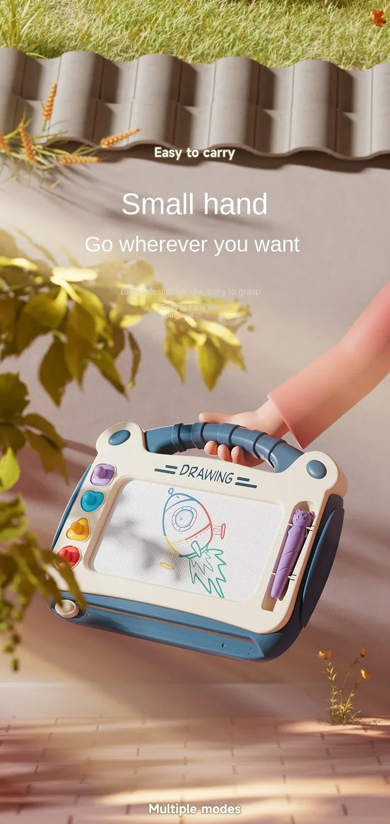 Children’s Cartoon Magnetic Drawing Board: