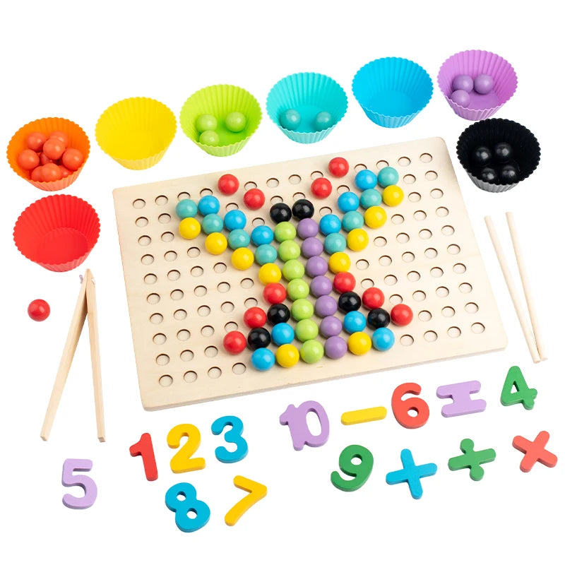 Happy Education ā Wooden Number Matching Game