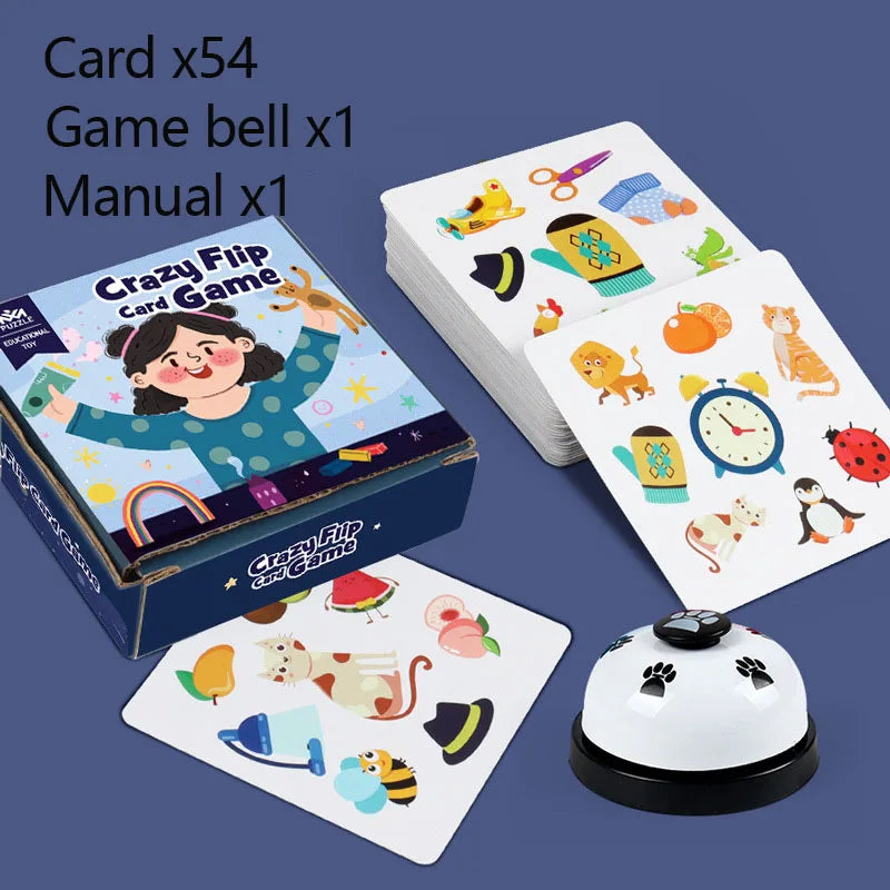 crazy flip card game