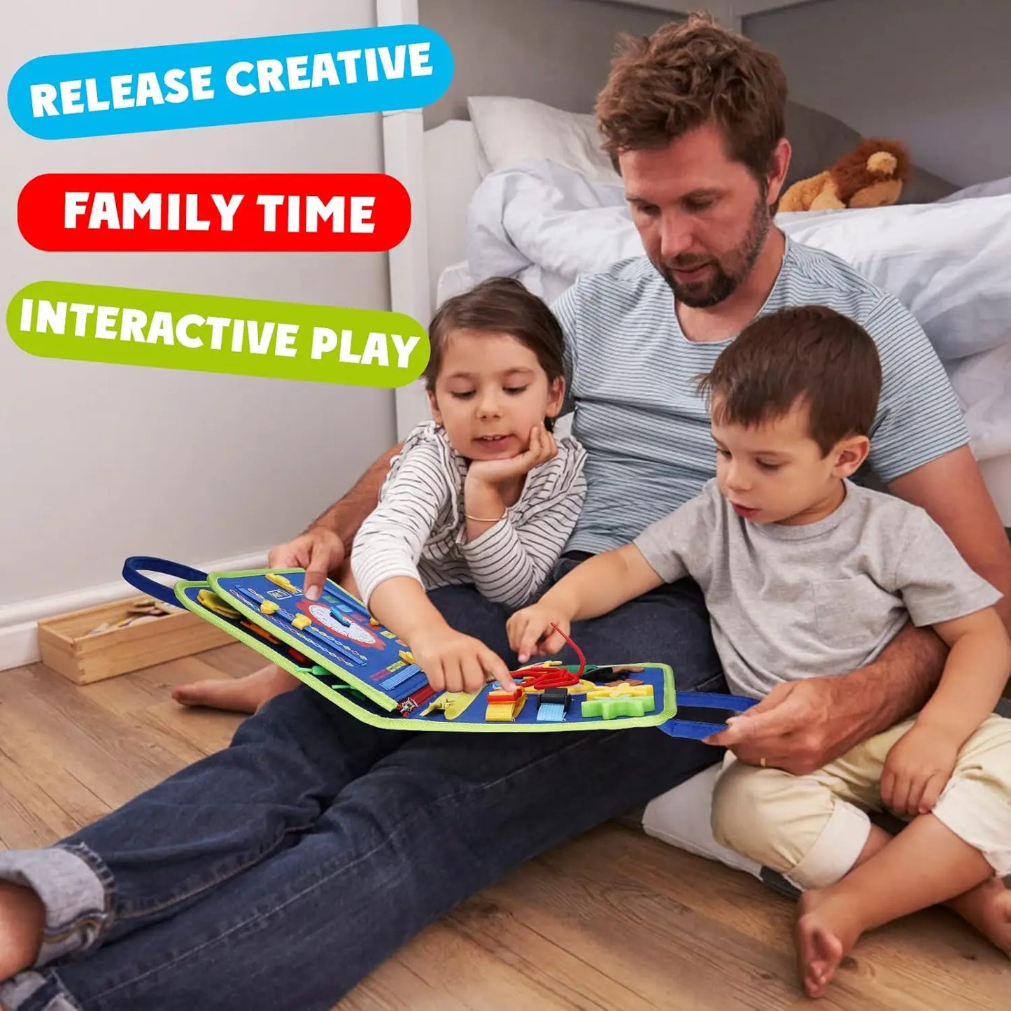 1pc Montessori Kids Travel Toy Felt Activity Quiet Books Busy Board Activity Educational Sensory Learning Book