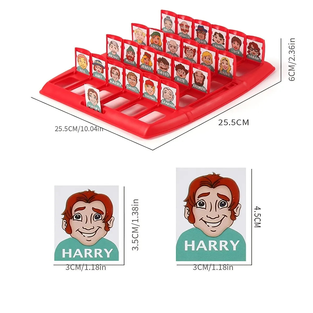 Guess Who I Am
Puzzle Game Two Person Interactive Portable Tray Puzzle Board Game Suitable for Children