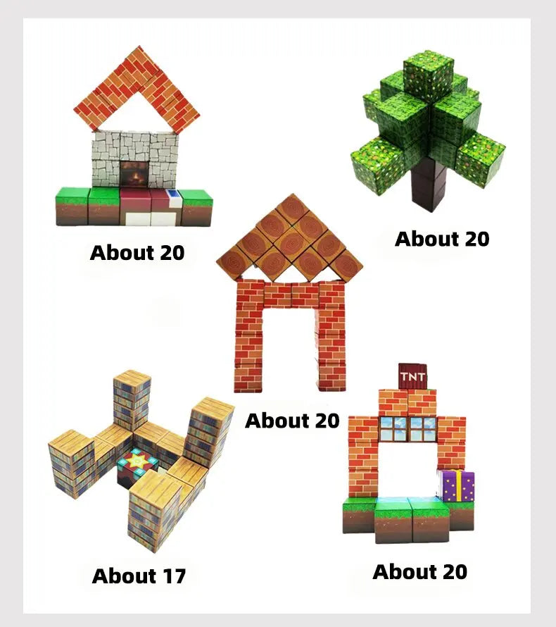 "Magnetic Building Blocks Toy Set – Full DIY Construction Kit with Table | Creative STEM Building Game for Kids"