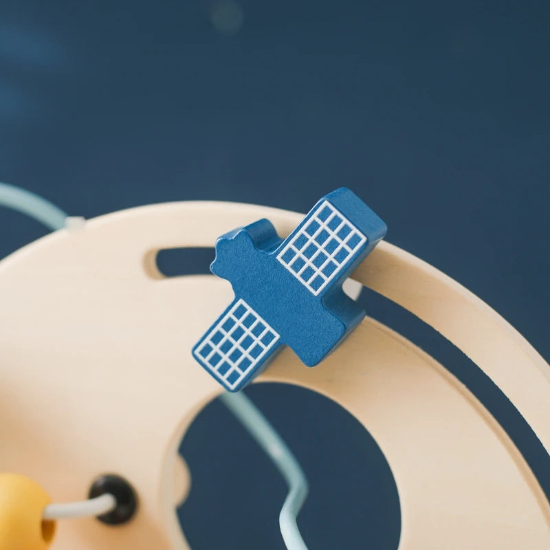 Montessori Wooden Car Steering Wheel Busy Board