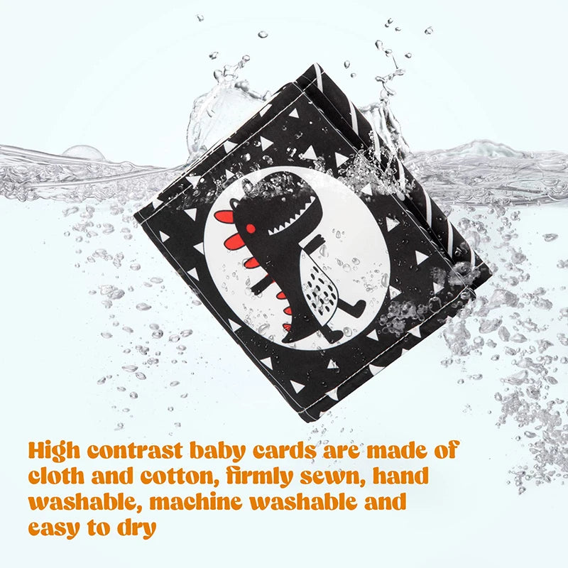 Soft Baby Cloth Books – 3D Touch & Feel Sensory Learning Toy for Infants