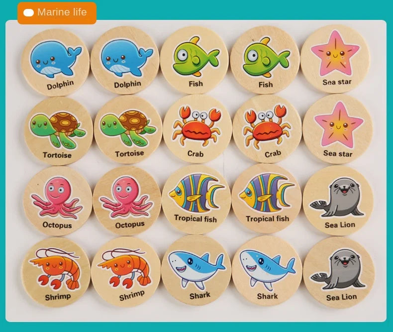 Animal Memory Match Puzzle