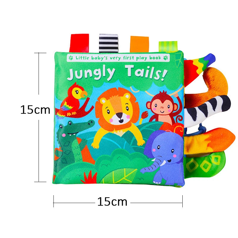 Soft Baby Cloth Books – 3D Touch & Feel Sensory Learning Toy for Infants