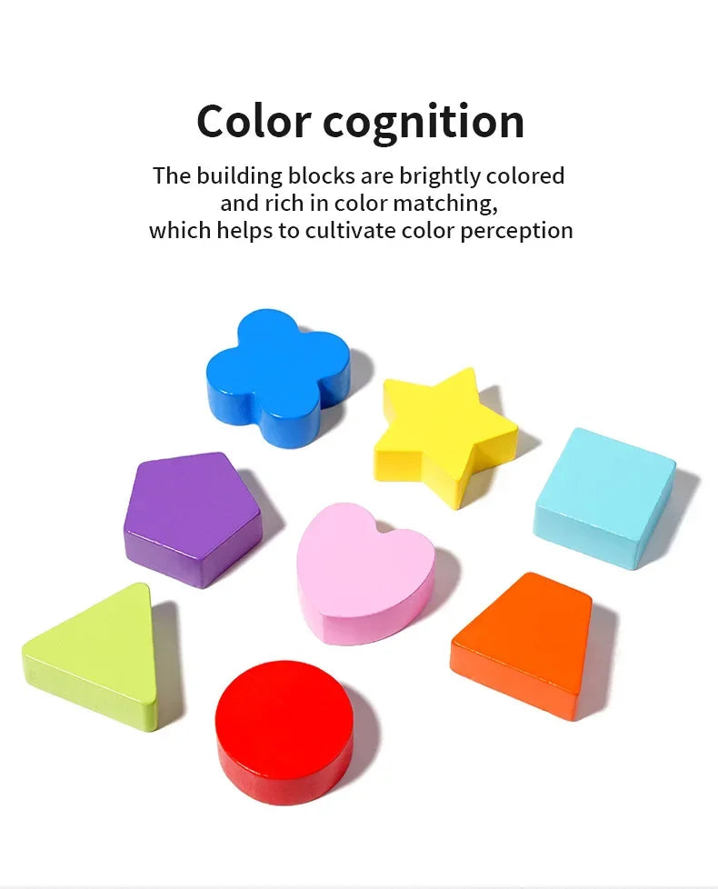 Montessori Early Education Cognitive Toys Busy Little House