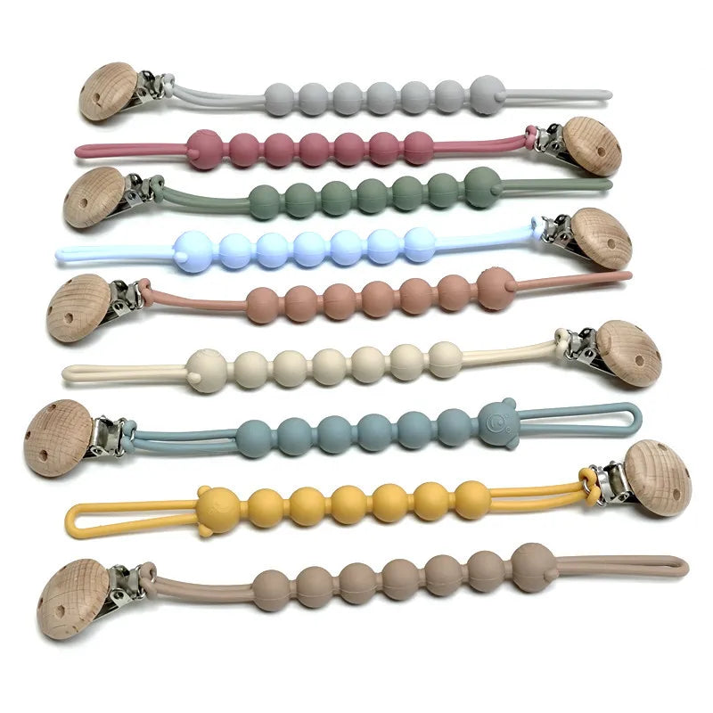 Anti-Drop Teether & Pacifier Clip