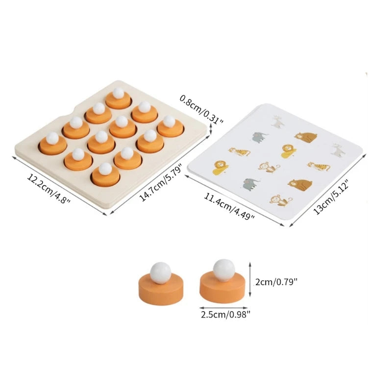 Wooden Chess Match Puzzle