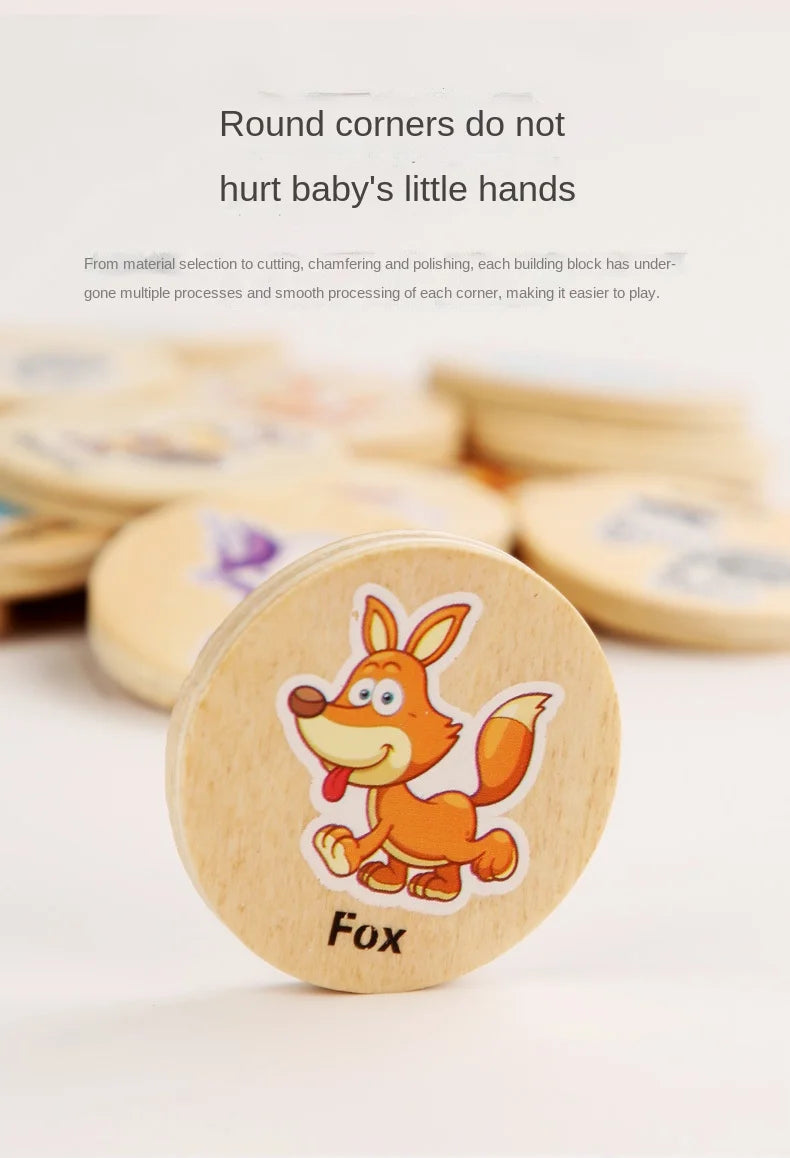 Animal Memory Match Puzzle