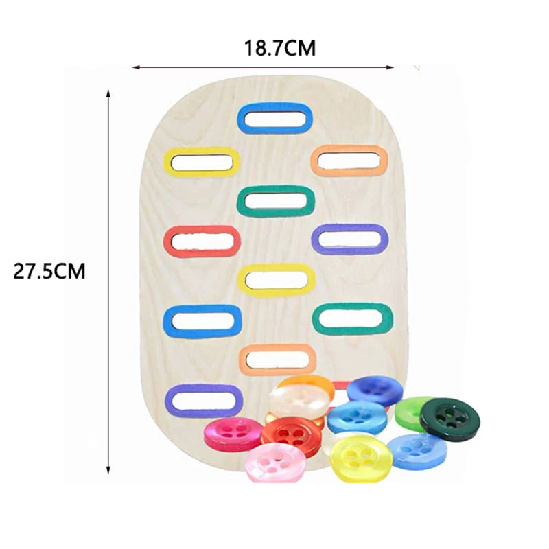 Children's Sensory Tray Table Color Hairball Game Wooden Tile Montessori Early Education Toys Kids Toys Educational Accessories