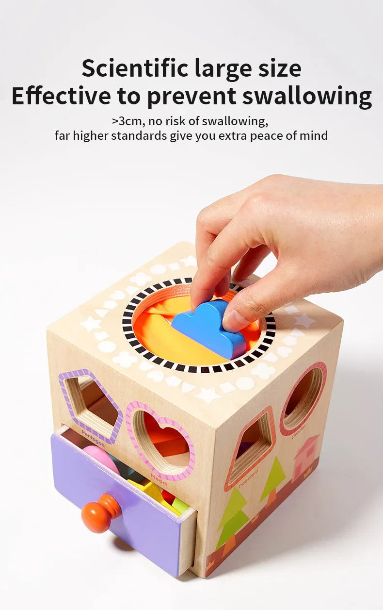 Montessori Early Education Cognitive Toys Busy Little House