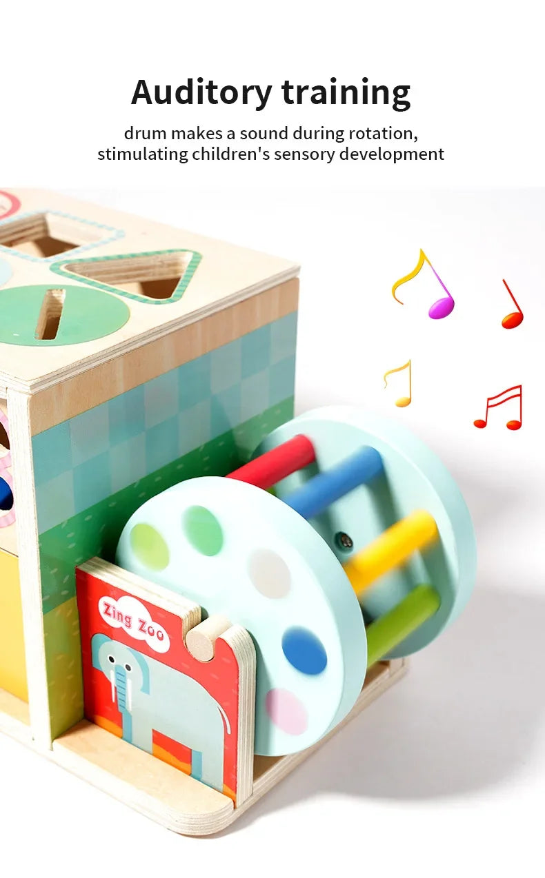 Montessori Early Education Cognitive Toys Busy Little House