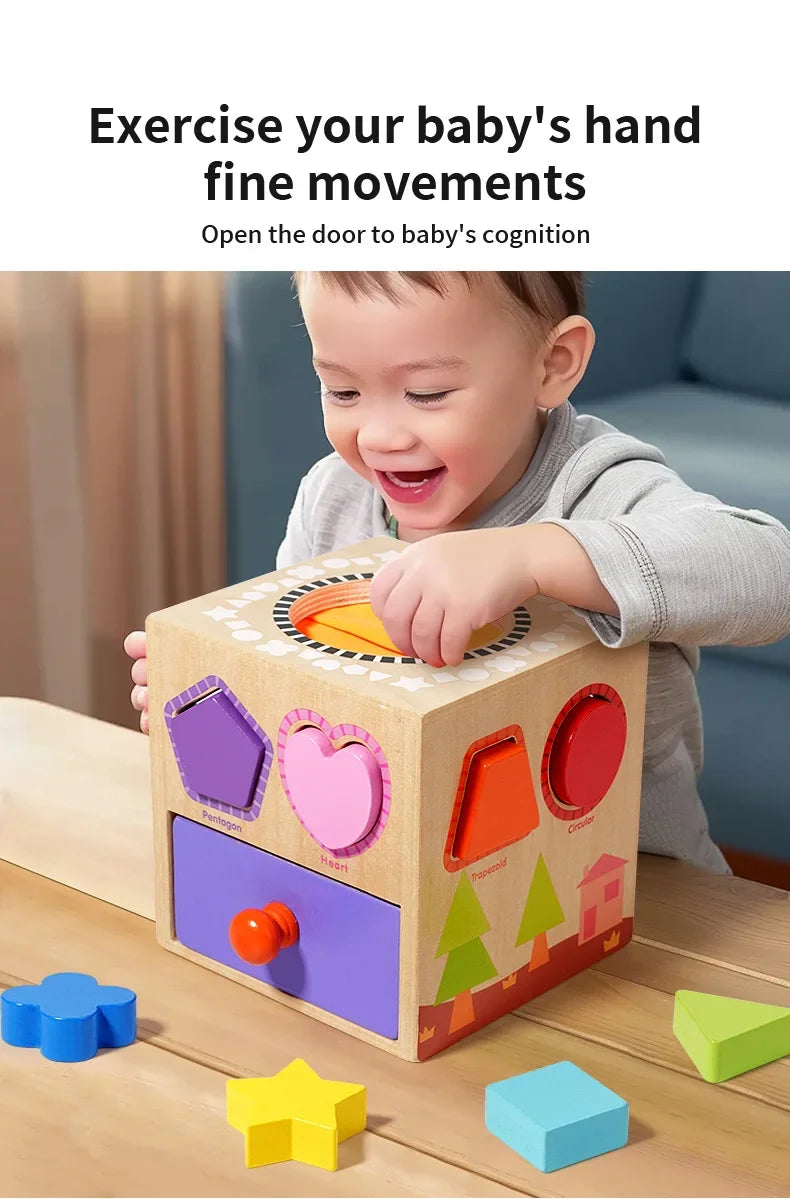 Montessori Early Education Cognitive Toys Busy Little House