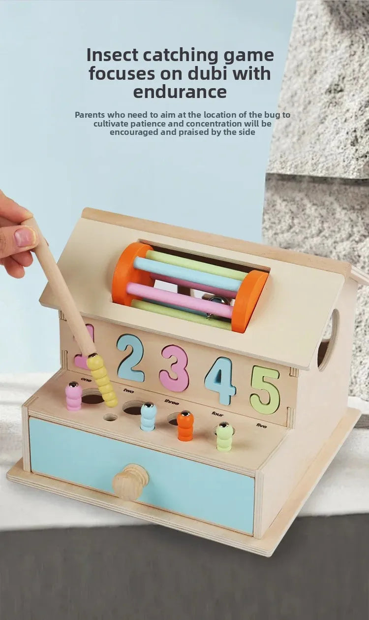 Montessori Early Education Cognitive Toys Busy Little House