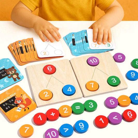Children’s Wooden Number Decomposition & Operation Toy: