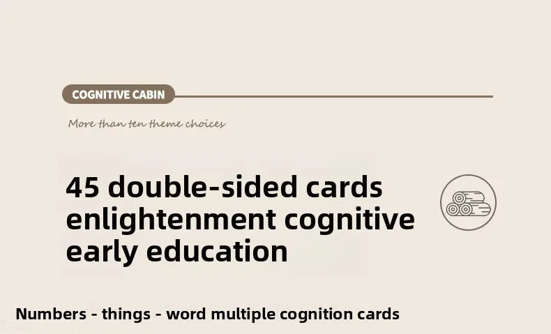 Montessori Early Education Cognitive Toys Busy Little House