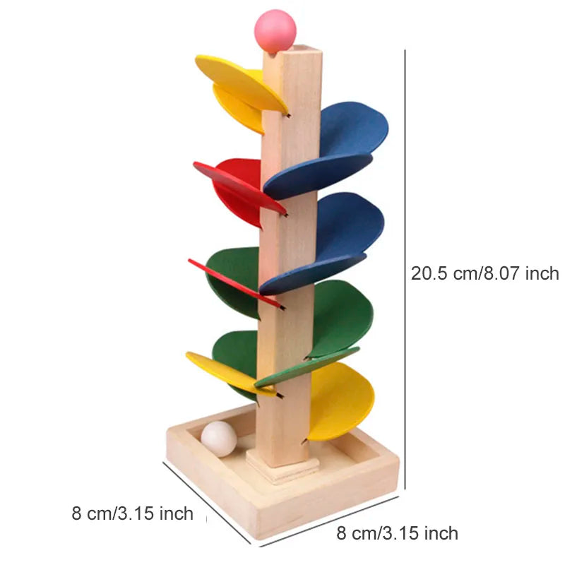 Mini Colorful Tree Marble Ball Run