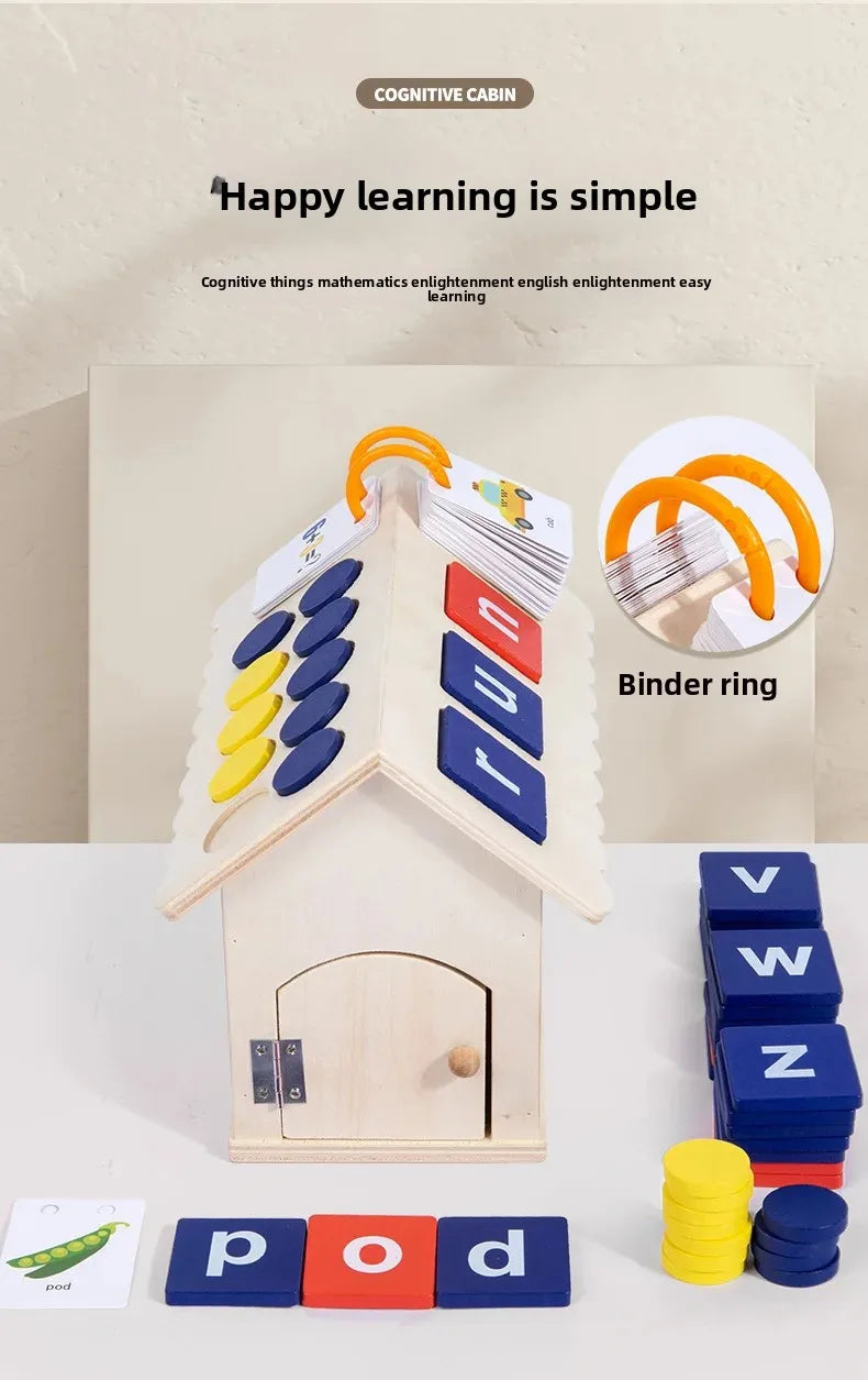 Montessori Early Education Cognitive Toys Busy Little House