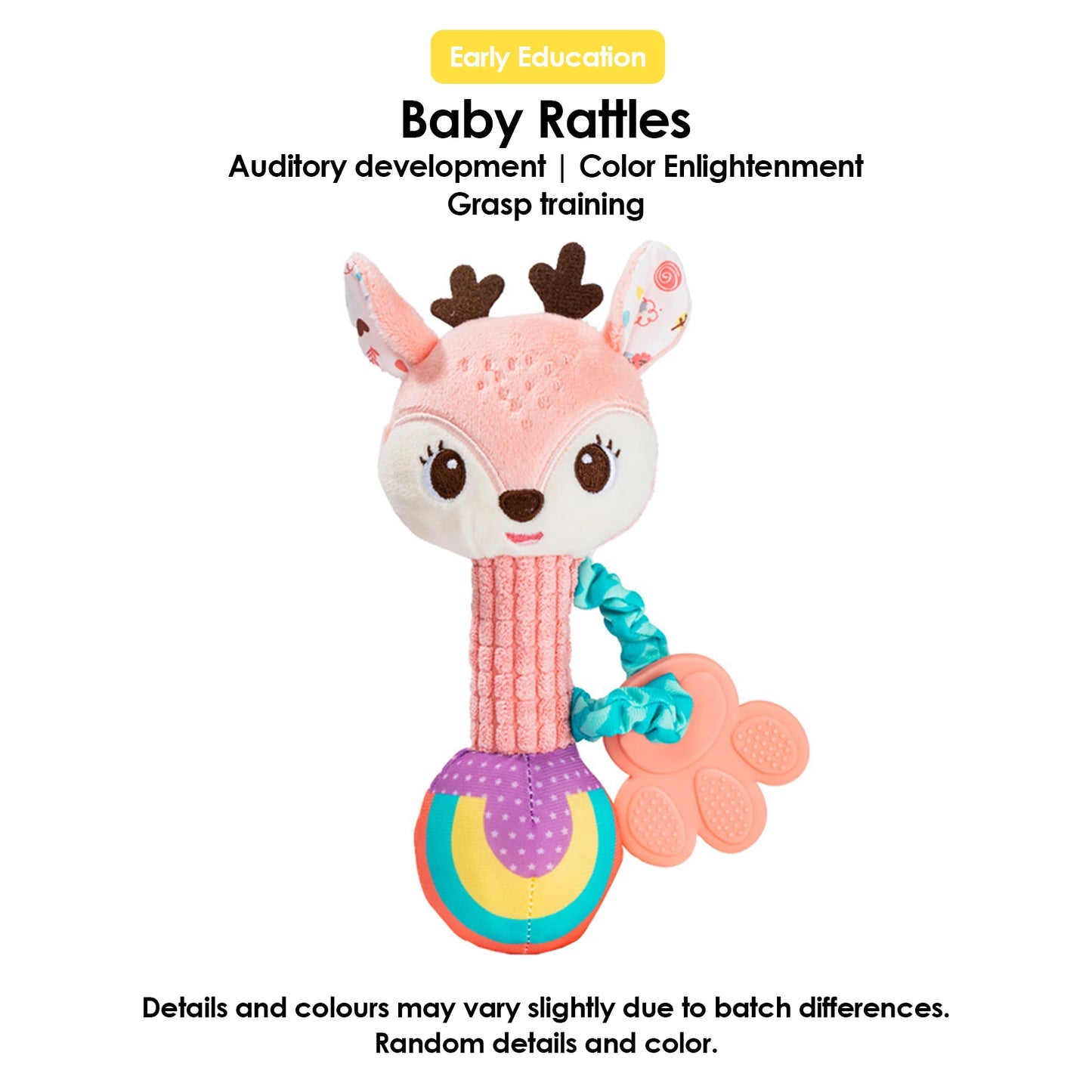Baby Soothing Plush Rattle