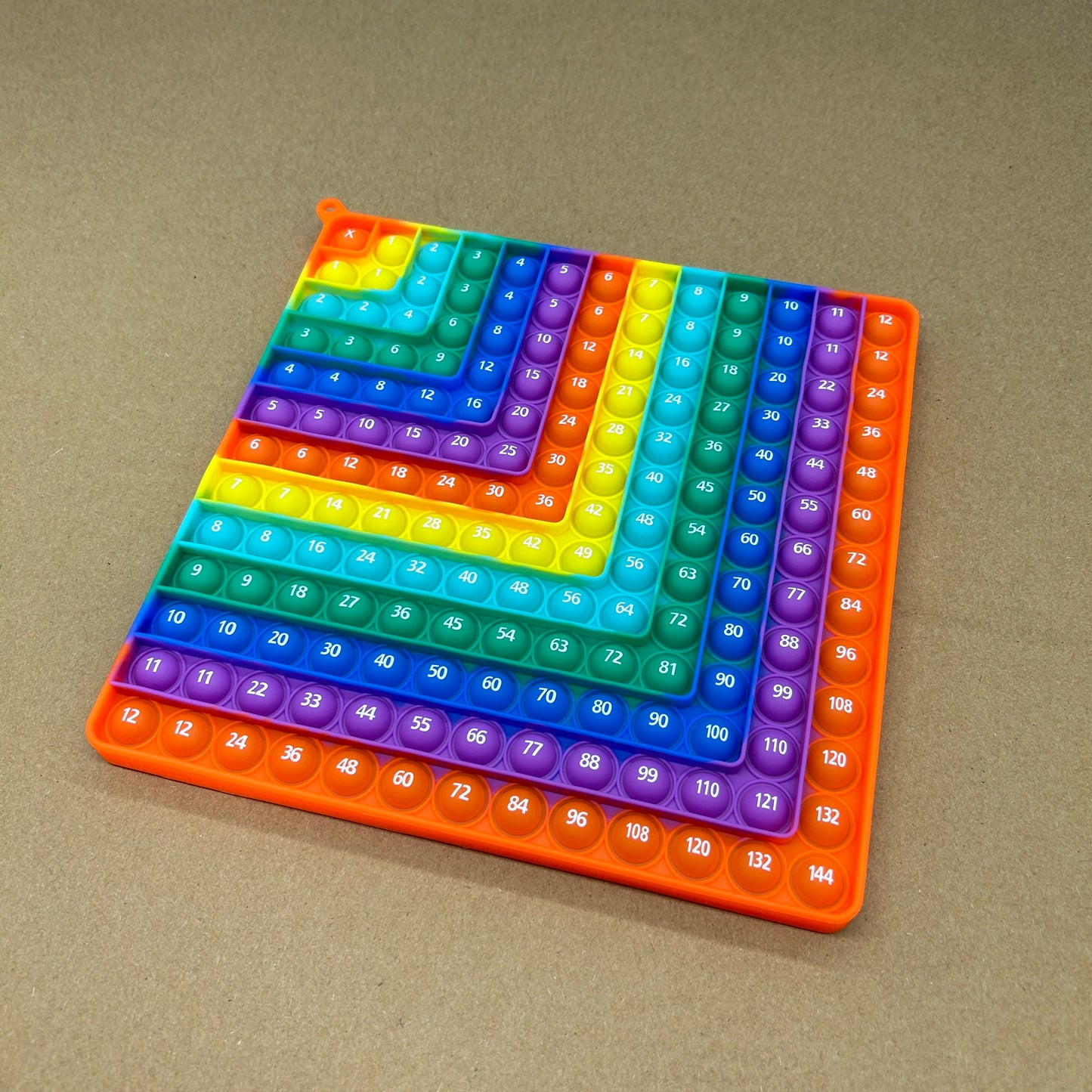 Multiplication Practice Math Game Board (12×12 Times Table)