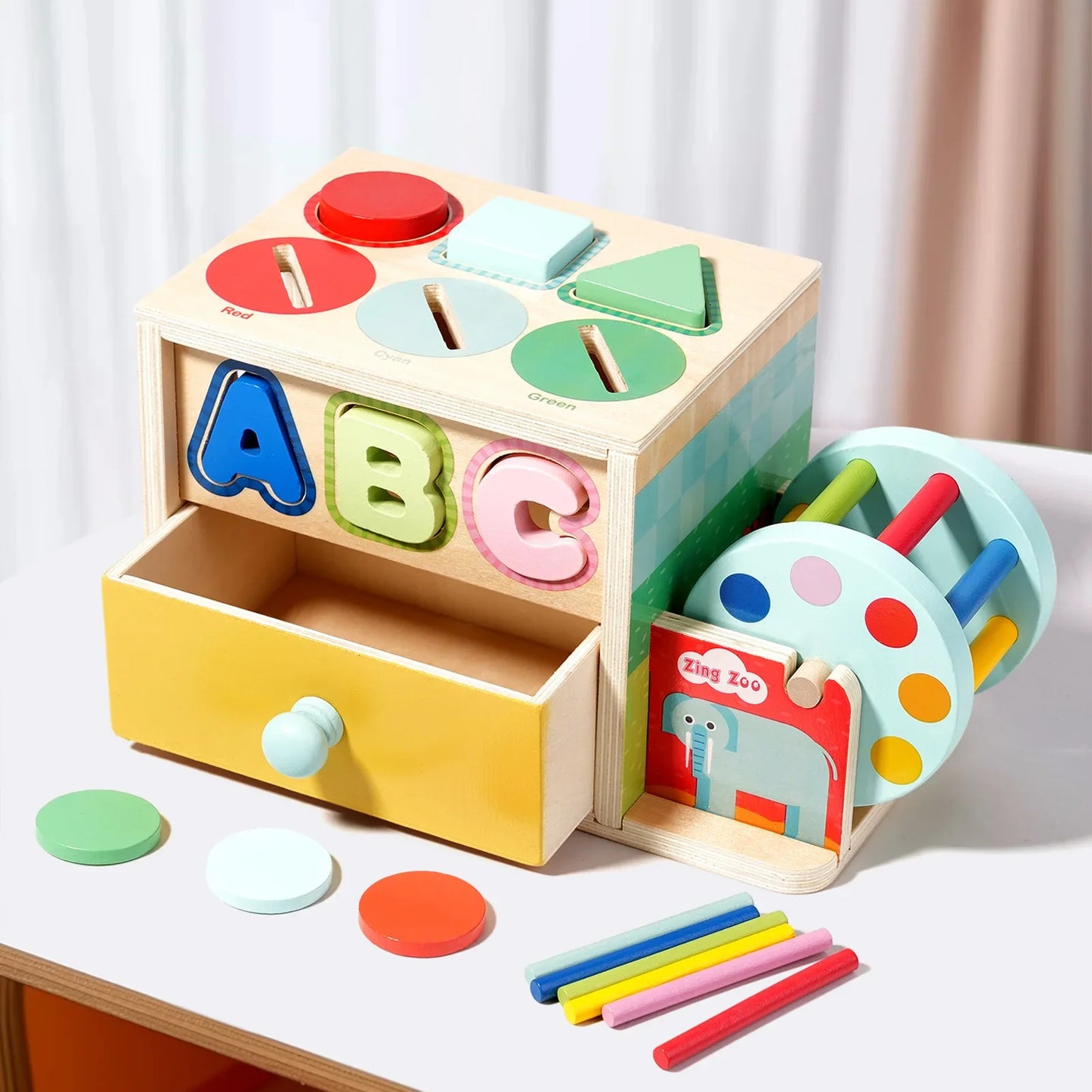 Montessori Early Education Cognitive Toys Busy Little House