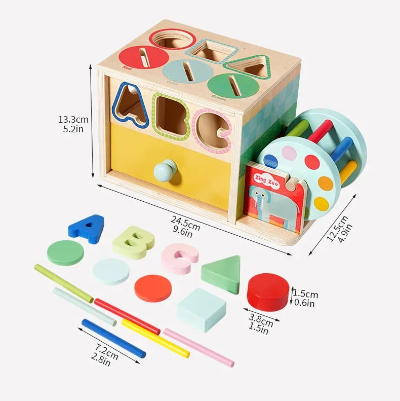 Montessori Early Education Cognitive Toys Busy Little House
