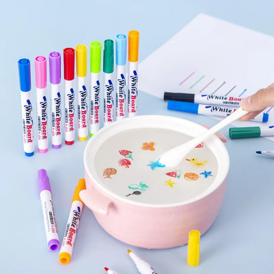 Magic Floating Ink Pen Art Set – Water Drawing Kit with Spoon