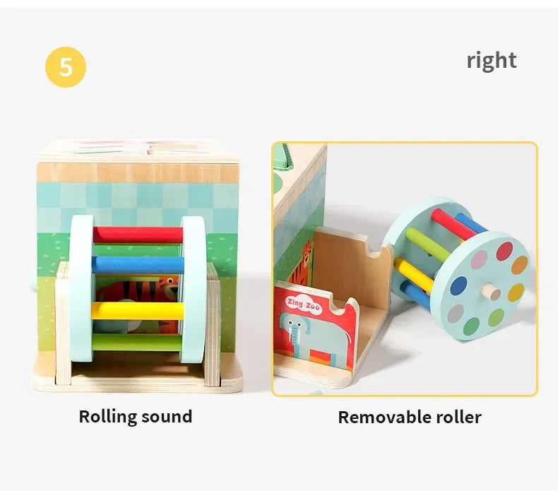 Montessori Early Education Cognitive Toys Busy Little House