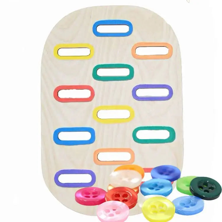 Children's Sensory Tray Table Color Hairball Game Wooden Tile Montessori Early Education Toys Kids Toys Educational Accessories