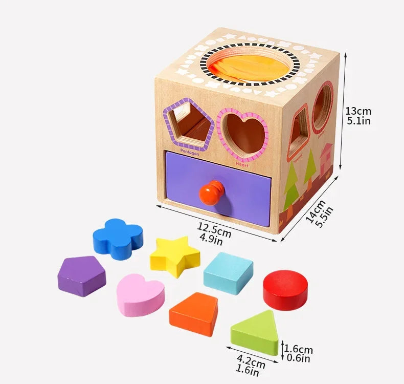 Montessori Early Education Cognitive Toys Busy Little House