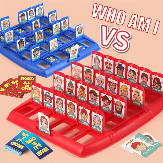 Guess Who I Am 
Puzzle Game Two Person Interactive Portable Tray Puzzle Board Game Suitable for Children