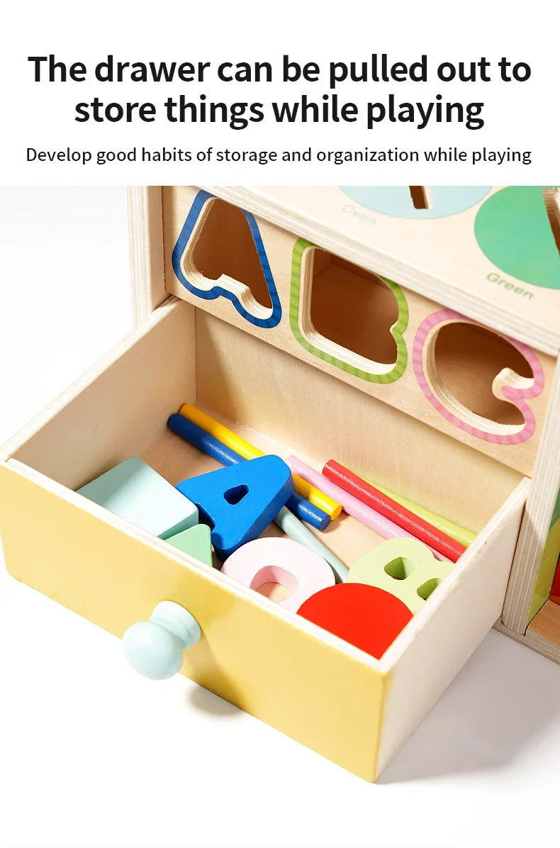 Montessori Early Education Cognitive Toys Busy Little House