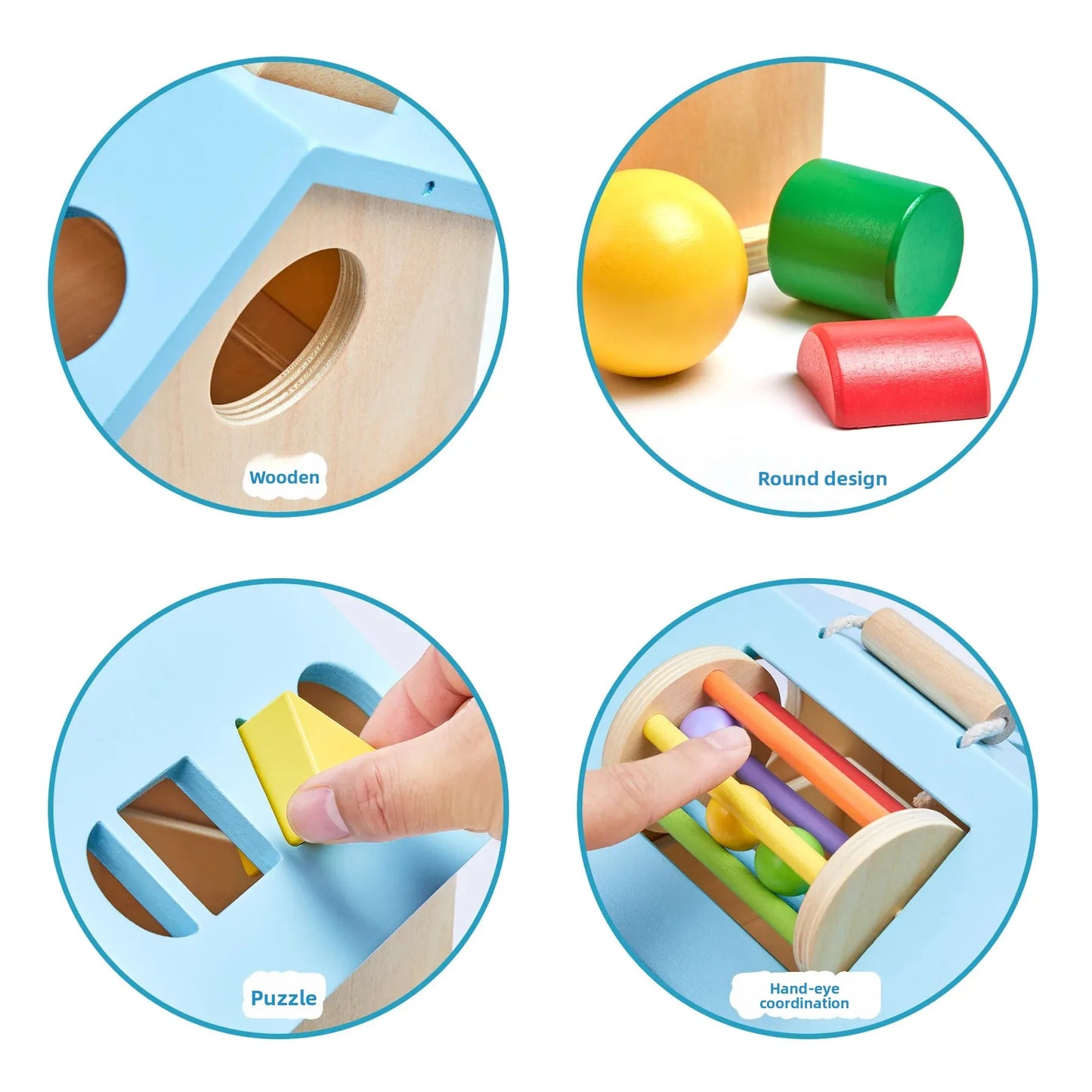 Montessori Early Education Cognitive Toys Busy Little House