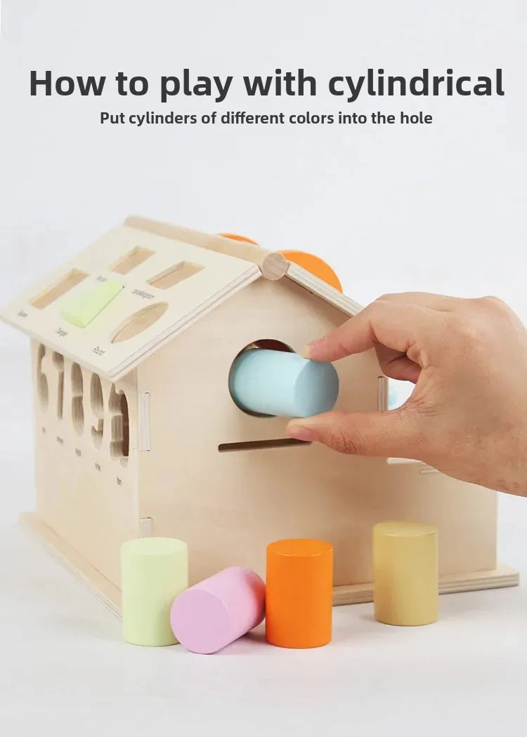 Montessori Early Education Cognitive Toys Busy Little House