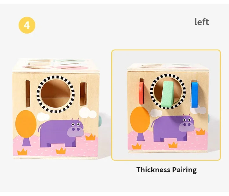 Montessori Early Education Cognitive Toys Busy Little House