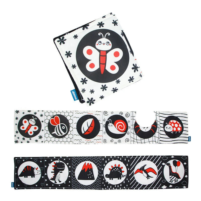 Soft Baby Cloth Books – 3D Touch & Feel Sensory Learning Toy for Infants